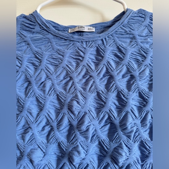 Zara Basic Blue Top - Picture 3 of 3
